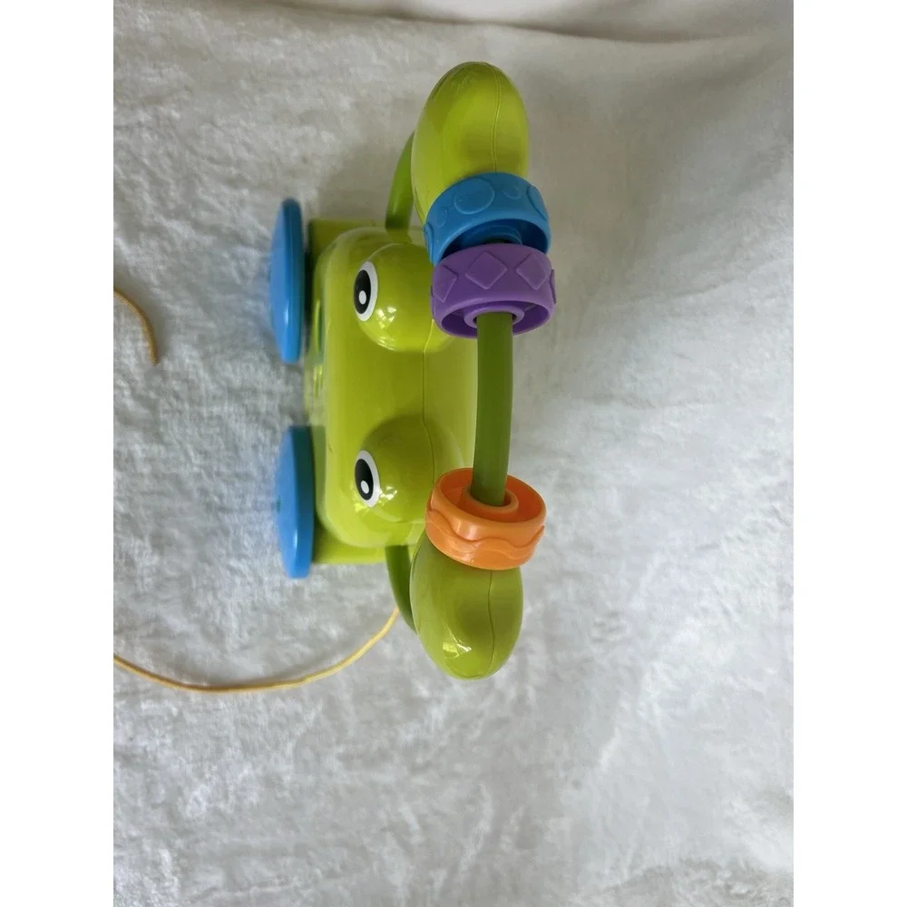 Fisher Price Growing Baby Pull Along Grog FROGGIE Early Learning‎ Toy